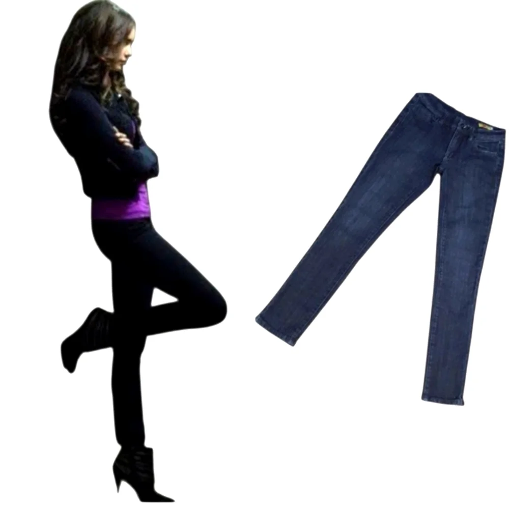 BLANKNYC Womens Dark Wash Skinny Jeans Indigo‎ Stretch Denim Size 27